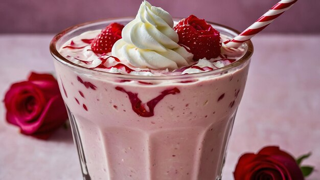 strawberry milkshake